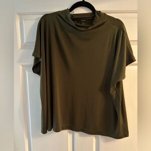 Alfani Dark Olive Short Sleeve Top